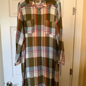 Pilcro by Anthropologie Plaid Tunic